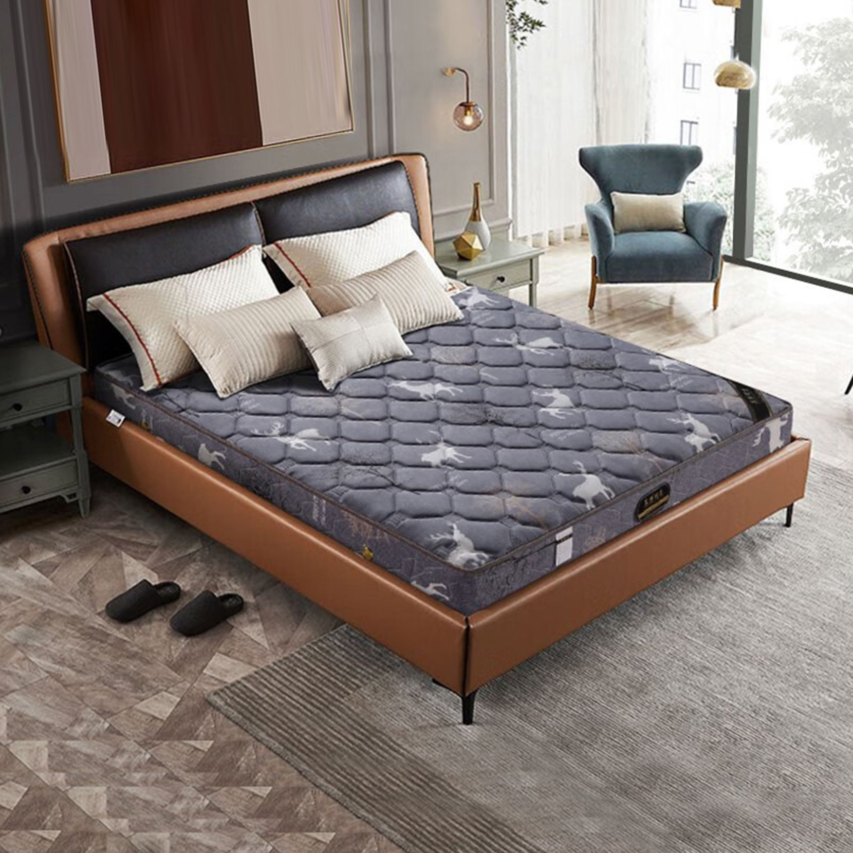 Spring mattress home double-sided sleeping feeling latex memory foam Simmons