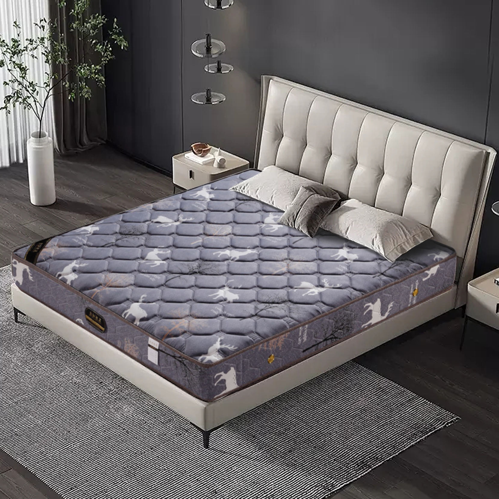 Spring mattress home double-sided sleeping feeling latex memory foam Simmons