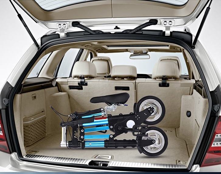 Folding bike, mini portable bike for outdoor sports and fitness