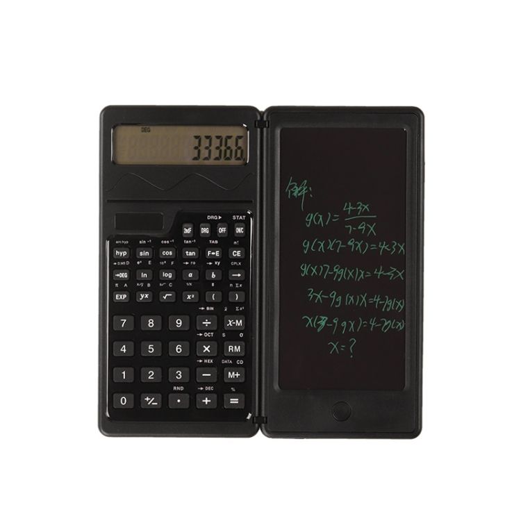 Solar-Powered Scientific Handwriting Tablet Calculator Portable