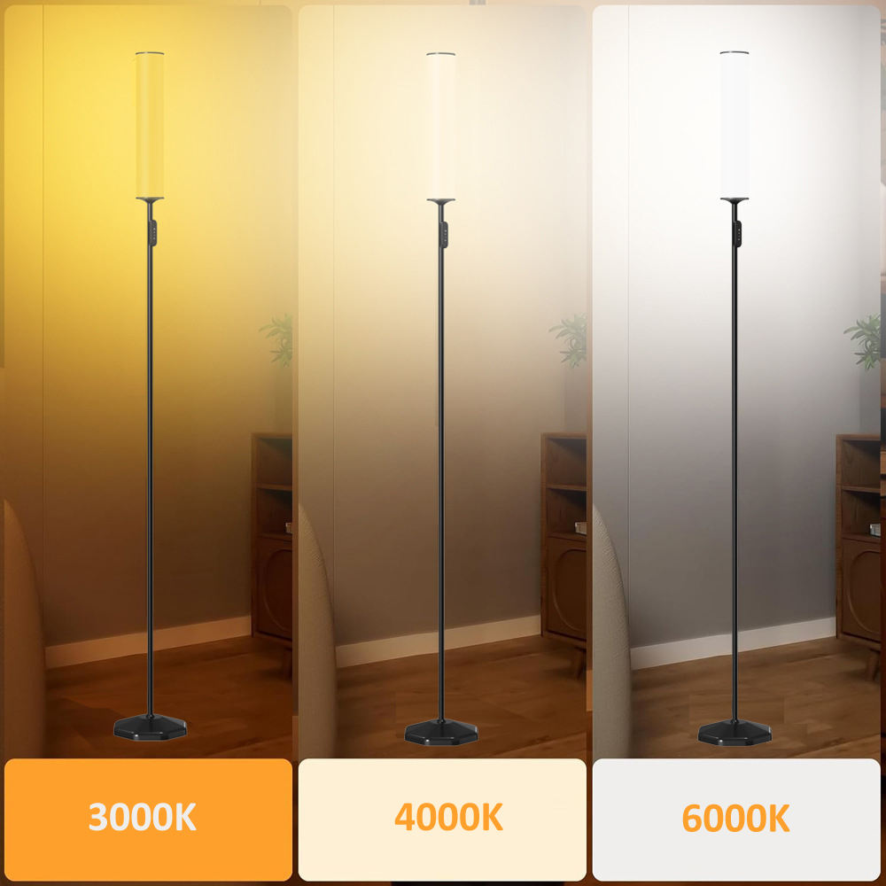 Atmosphere Home Smart App Control Music Sync LED RGB White Stand Floor Light Living Room Bedroom Corner Light