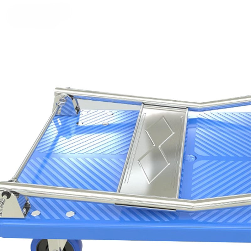 500kg Folding Foldable Hotel Luggage Platform Truck Push Hand Trolley Cart H-beam
