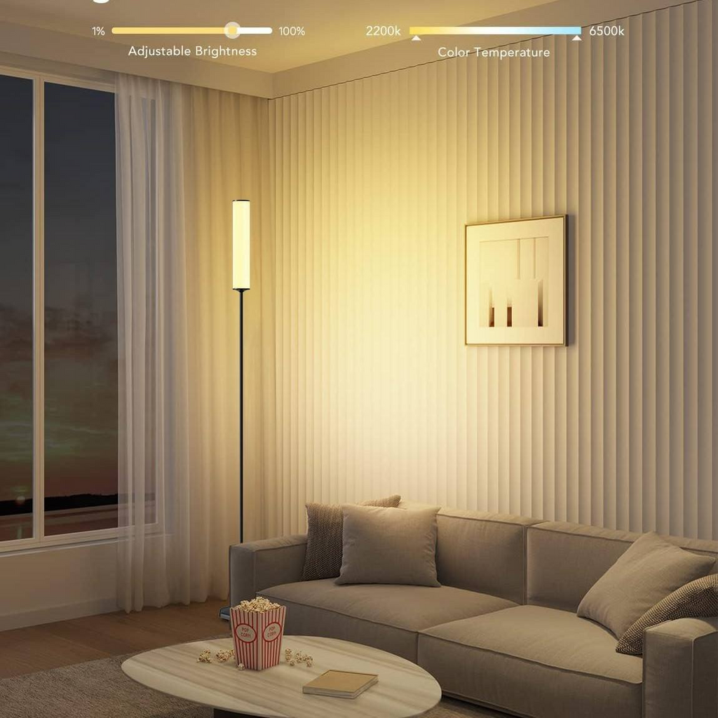 Atmosphere Home Smart App Control Music Sync LED RGB White Stand Floor Light Living Room Bedroom Corner Light