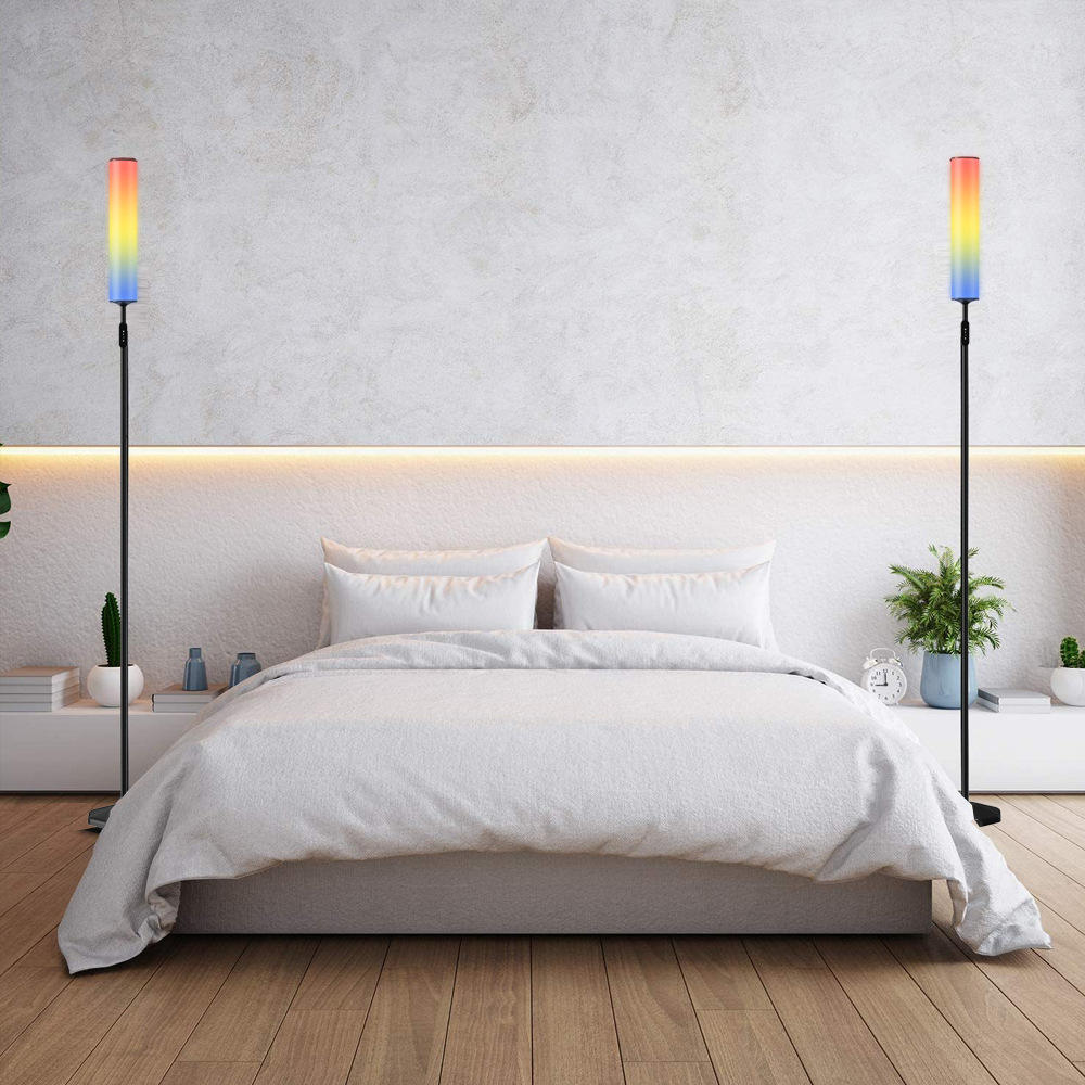 Atmosphere Home Smart App Control Music Sync LED RGB White Stand Floor Light Living Room Bedroom Corner Light