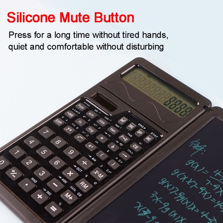 Solar-Powered Scientific Handwriting Tablet Calculator Portable