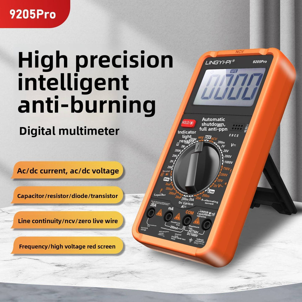 High-precision, burn-proof digital multimeter designed specifically for electricians