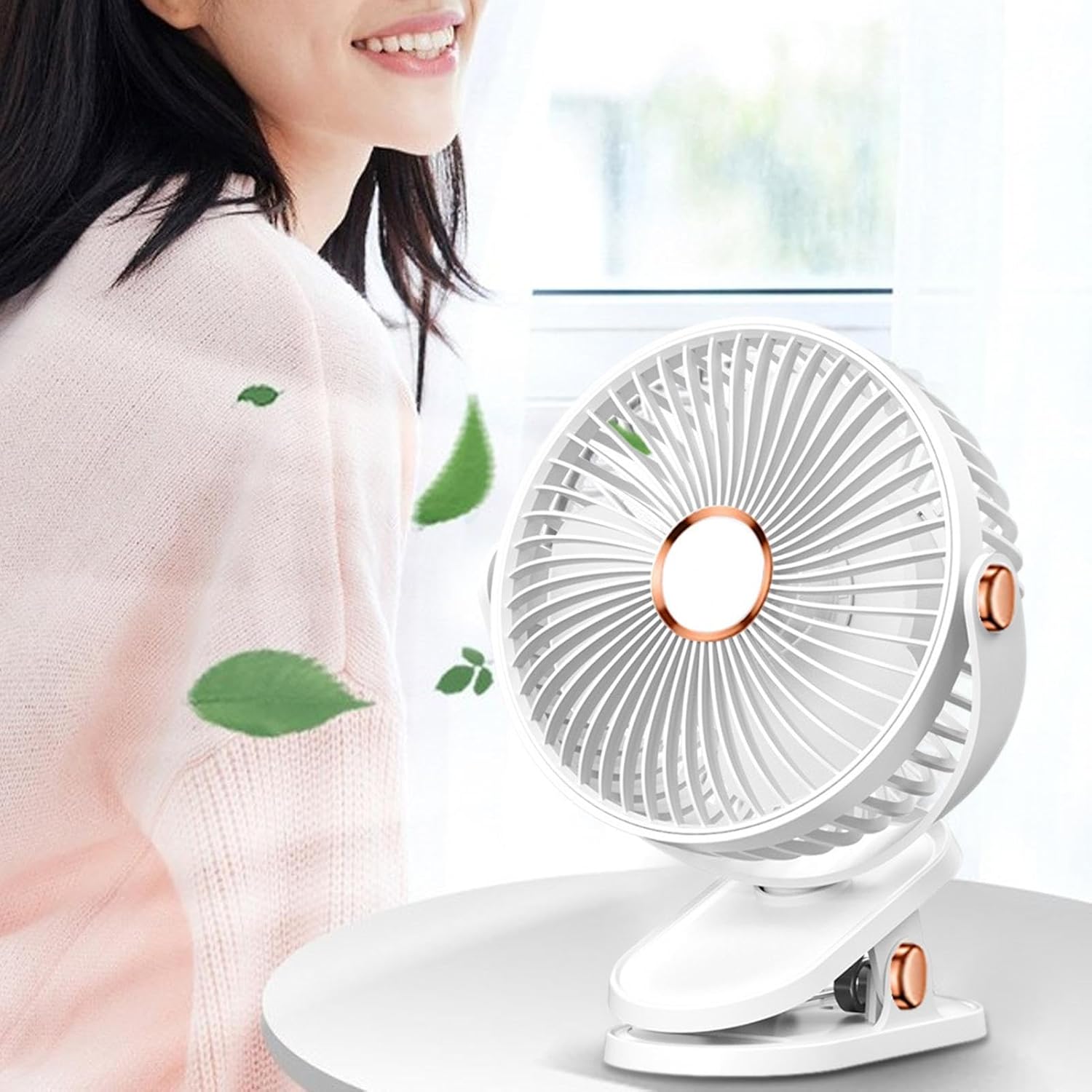 Small clip-on silent fan
