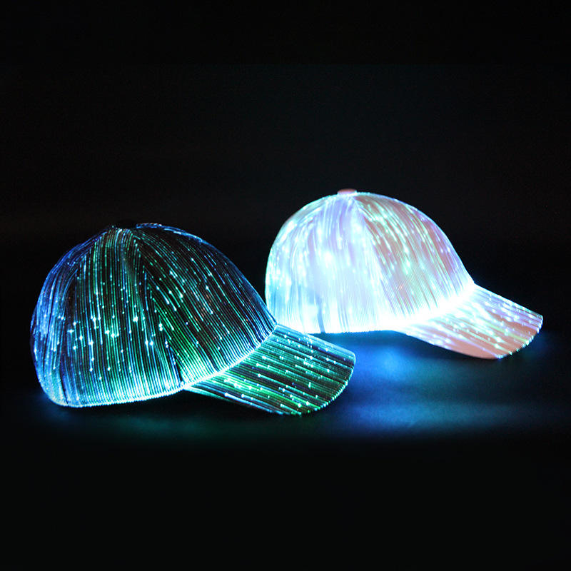 New LED light-up charging baseball cap for men and women, suitable for outdoor, street, shooting and dance events.