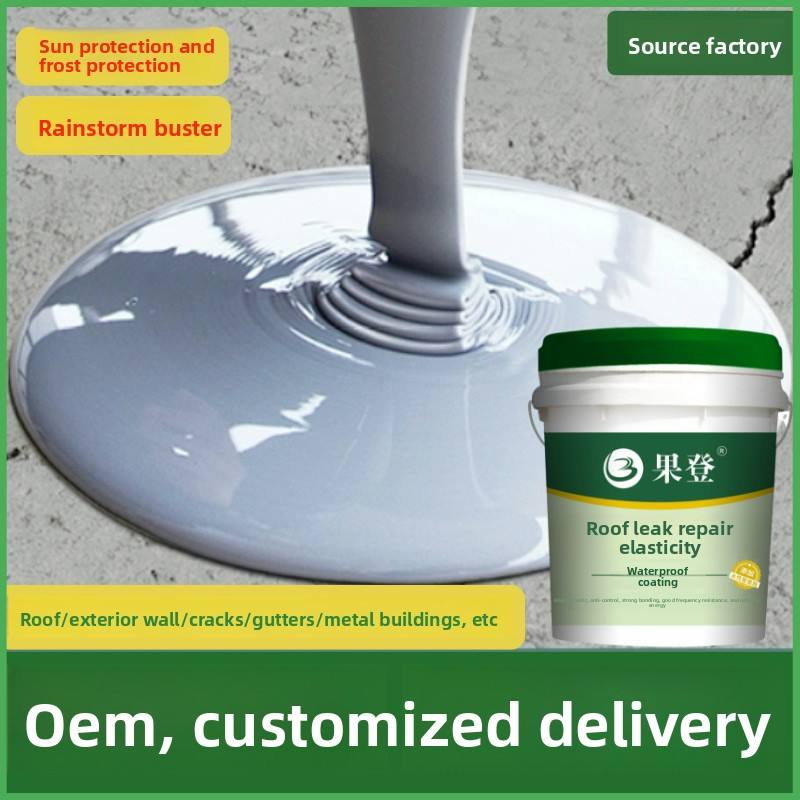 Special Coating Waterproof Leak-Proof Roof Crack Repair Material Water Emulsion--5kg pack