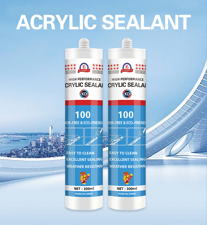 Multipurpose water-based silicone acrylic sealant for doors and windows