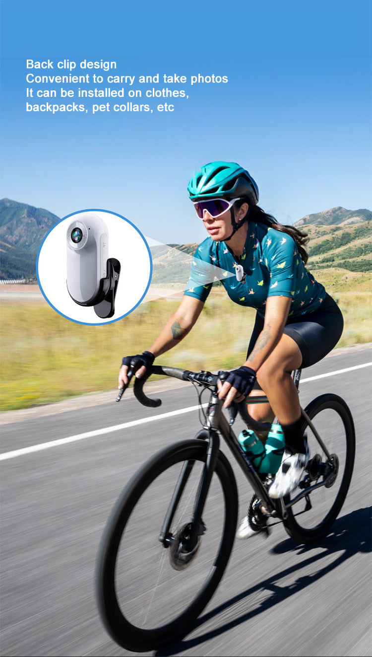 Thumb sports camera vlog recording artifact
