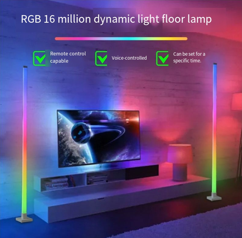 Home voice-controlled atmosphere lights