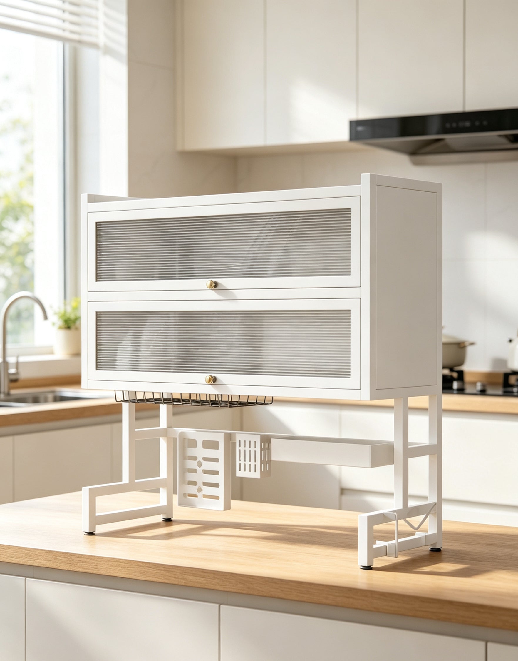 Premium Kitchen Dish Drying Rack with Large Capacity Storage