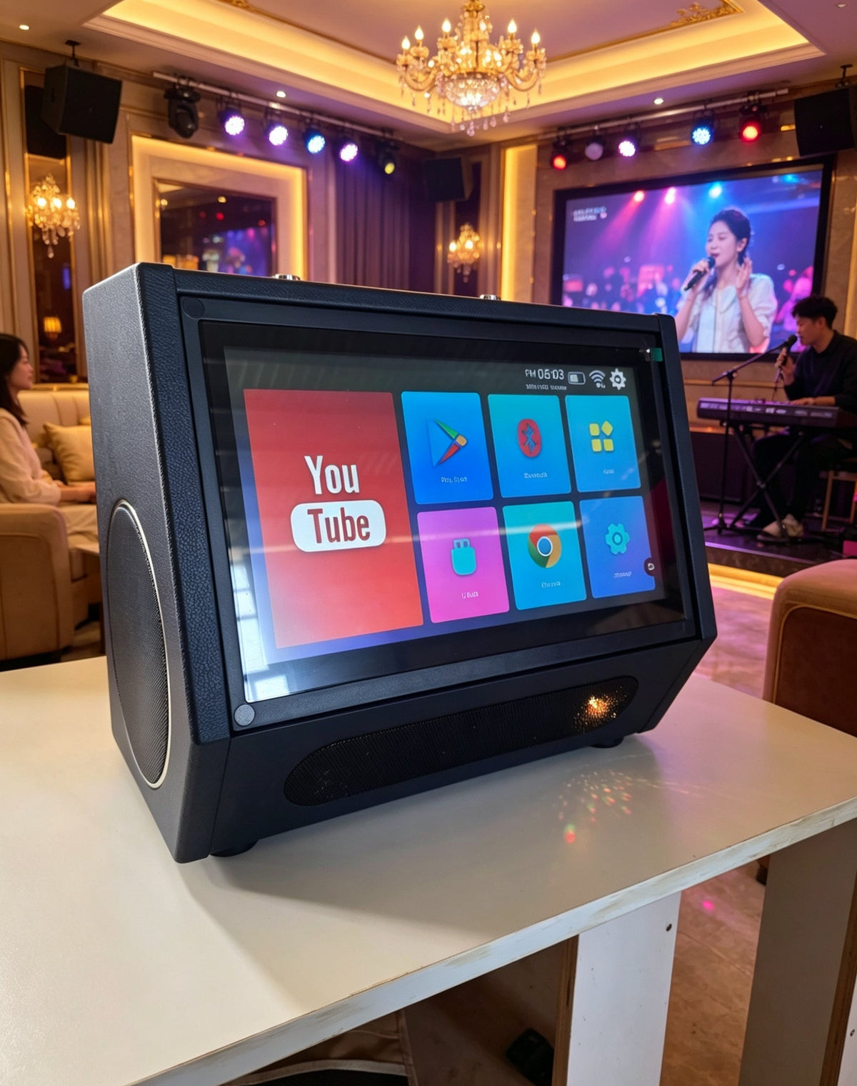 🎶 All-in-One Multimedia Speaker – Sing, Watch & Enjoy