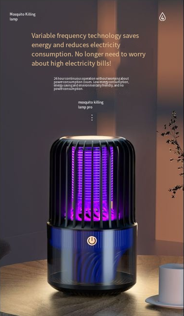 Electric shock mosquito killer lamp, USB home quiet mosquito repellent device, inhalation mosquito repellent lamp