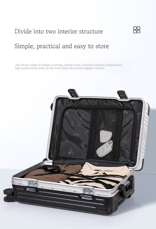 New 24-Inch Carry-On Luggage — Spacious & Durable Suitcase for Business Travel and Family Vacations