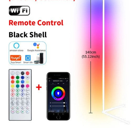 Home voice-controlled atmosphere lights