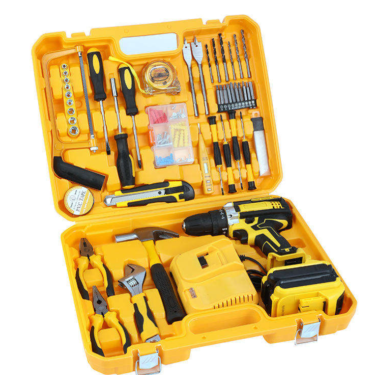 Hot Sale 118-Piece Cordless Impact Drill Set